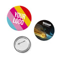 Badge bouton rond personnalisé — 5 tailles