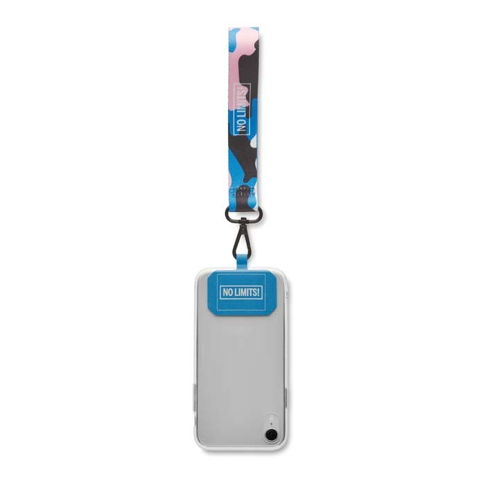 Lanière courte téléphone sublimée