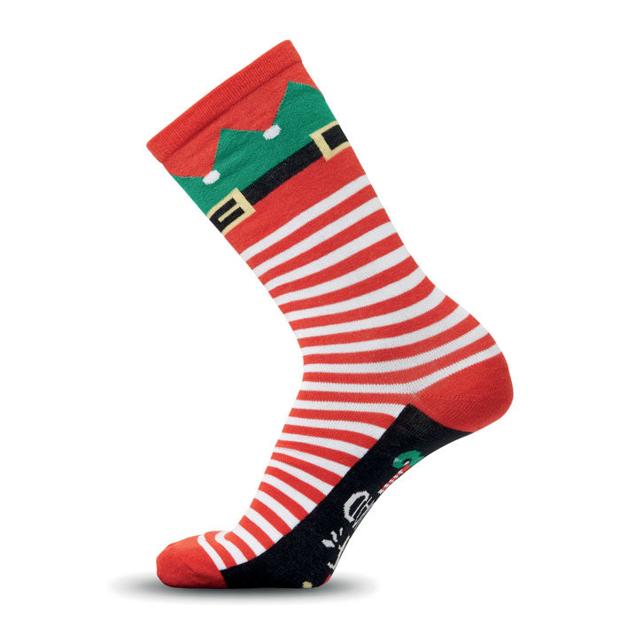 SOC LARGE — Blanc/Rouge