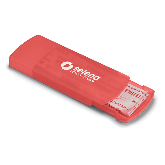 EVAN — Rouge Transparent — exemple de marquage