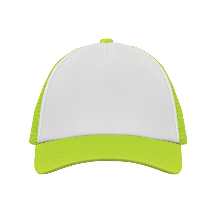 BUBBLE — Blanc/Jaune Néon — dessus