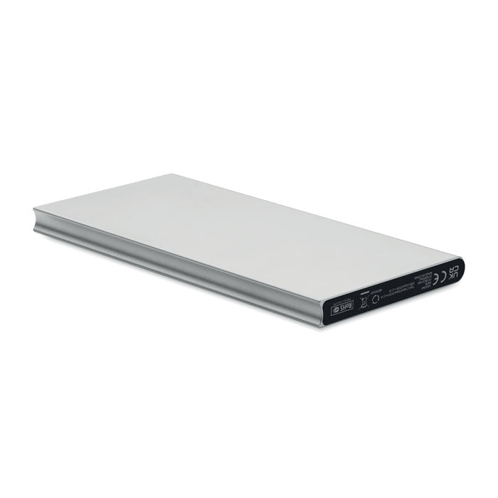 POWERFLAT8C — Argent Mat — ouvert