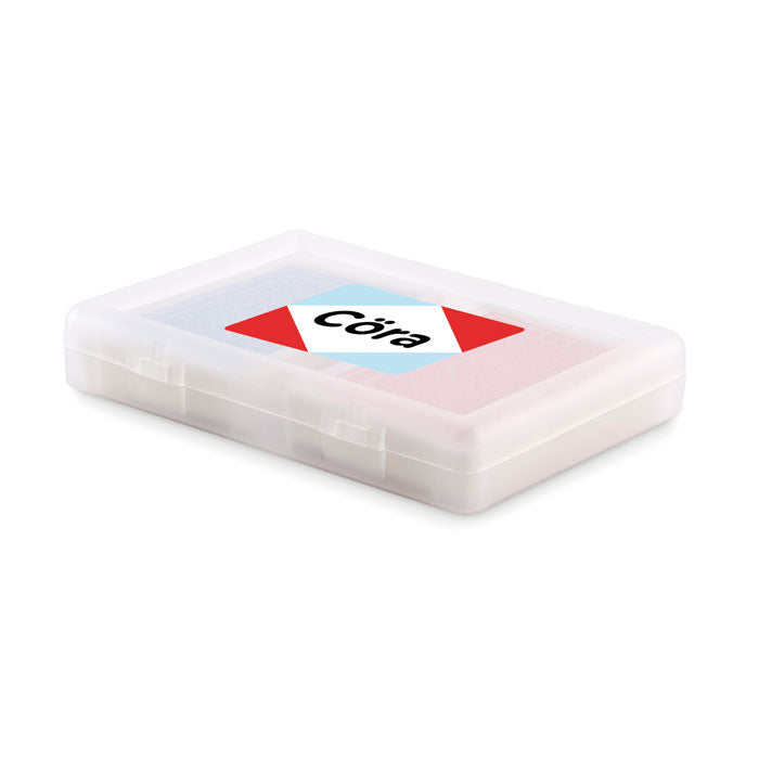 PLAYCARD — Transparent — exemple de marquage