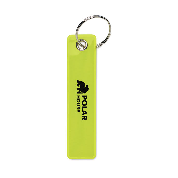 KEYFLECT — Jaune Fluo — exemple de marquage