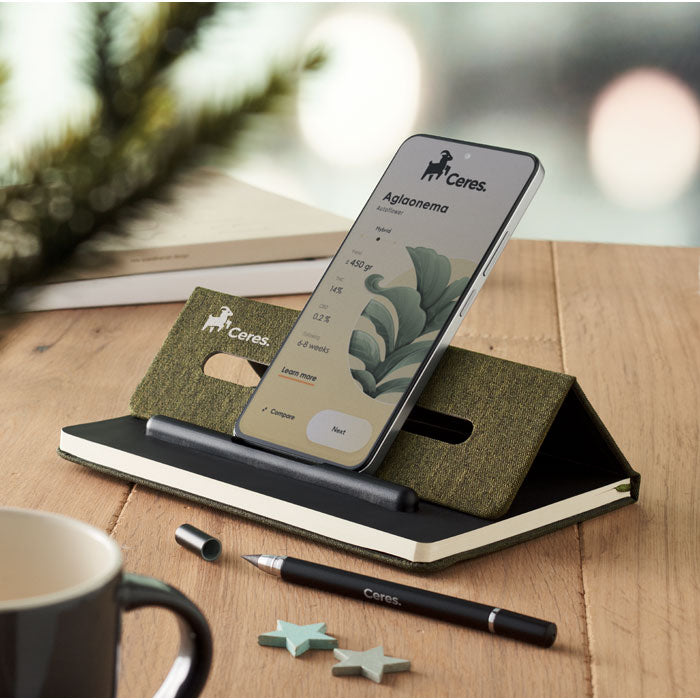 RINBOOK — Vert Foncé — exemple de marquage