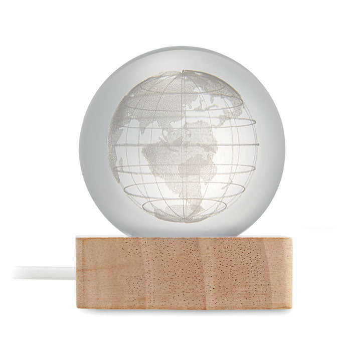 GLOBE LIGHT — Bois — détail 3
