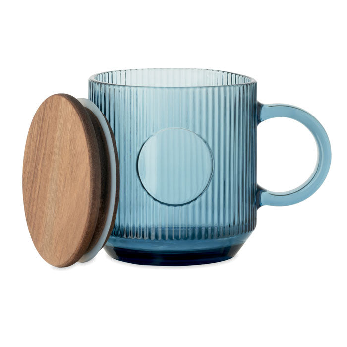 VITRIO MUG — Bleu Transparent — détail 1