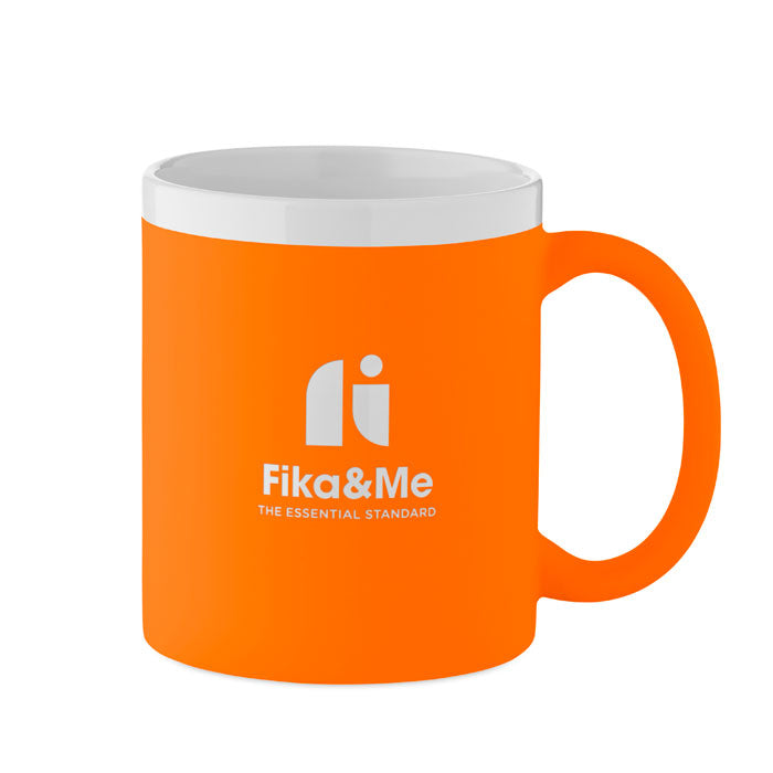 MUGIVA — Orange Fluo — exemple de marquage