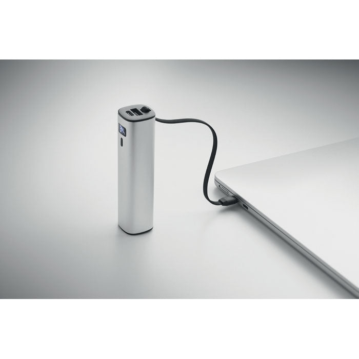 POWERTUBE — Argent Mat — ouvert