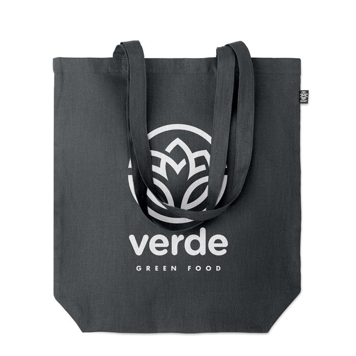 NAIMA TOTE — Noir — exemple de marquage
