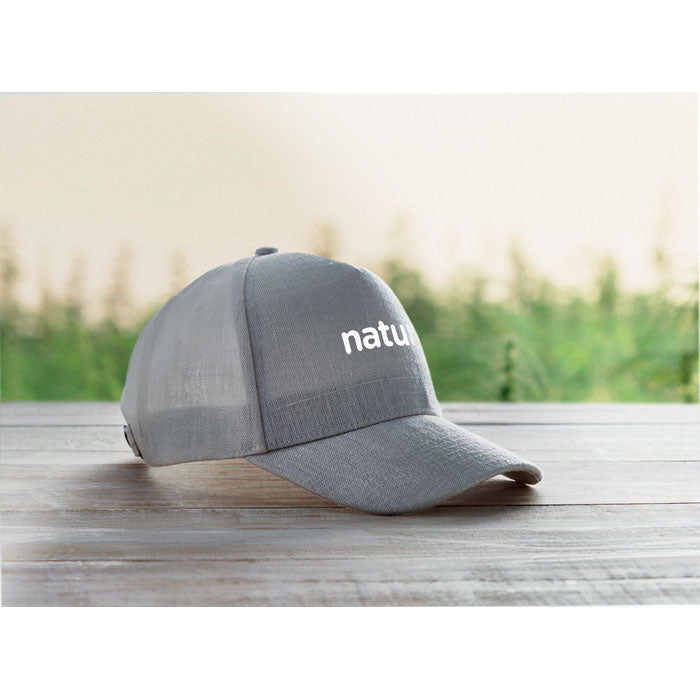 NAIMA CAP — Gris — exemple de marquage