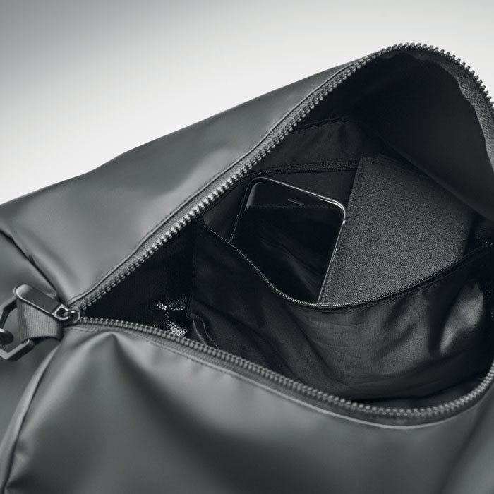JAYA DUFFLE — Noir — ouvert