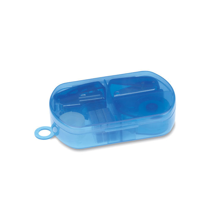 BUROBOX — Bleu Transparent — dos