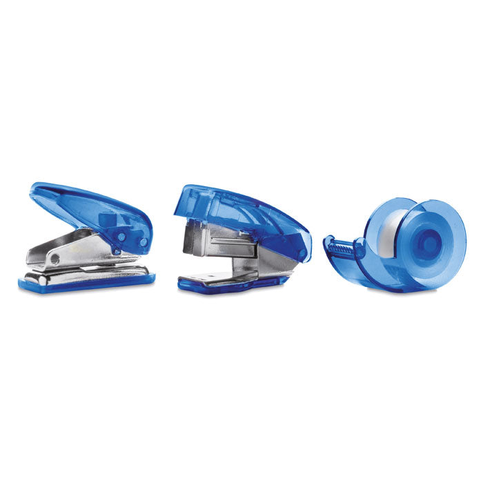 BUROBOX — Bleu Transparent — profil