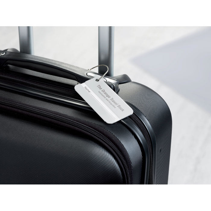 TAGGY — Argent Mat — exemple de marquage