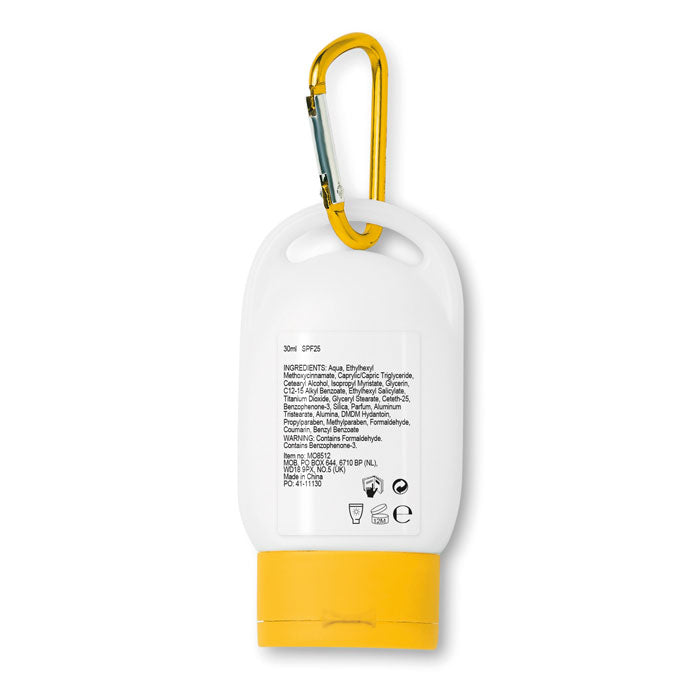 SUNCARE — Jaune — dos