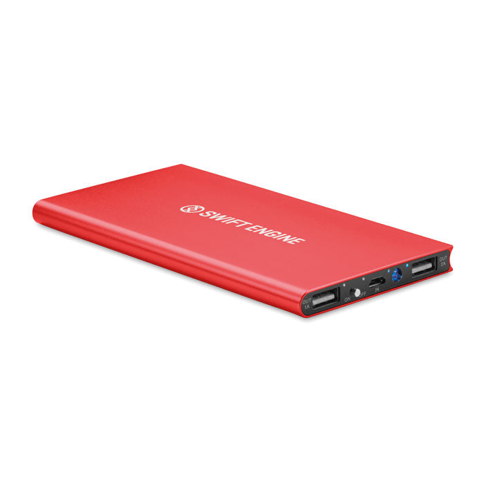 POWERFLAT8 — Rouge — exemple de marquage