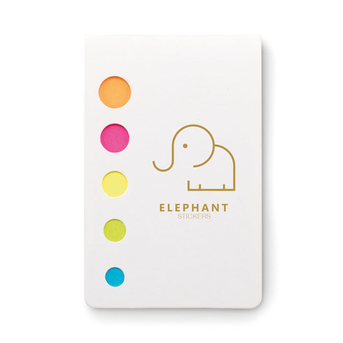 MEMOSTICKY — Blanc — exemple de marquage