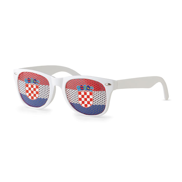 FLAG FUN — Blanc/Bleu — profil