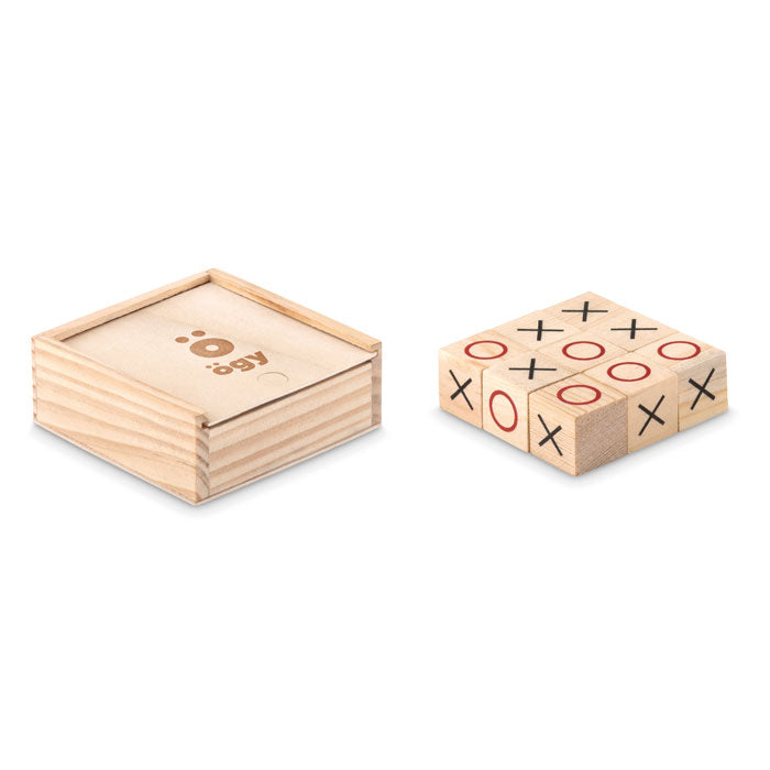 TIC TAC TOE — Bois — exemple de marquage