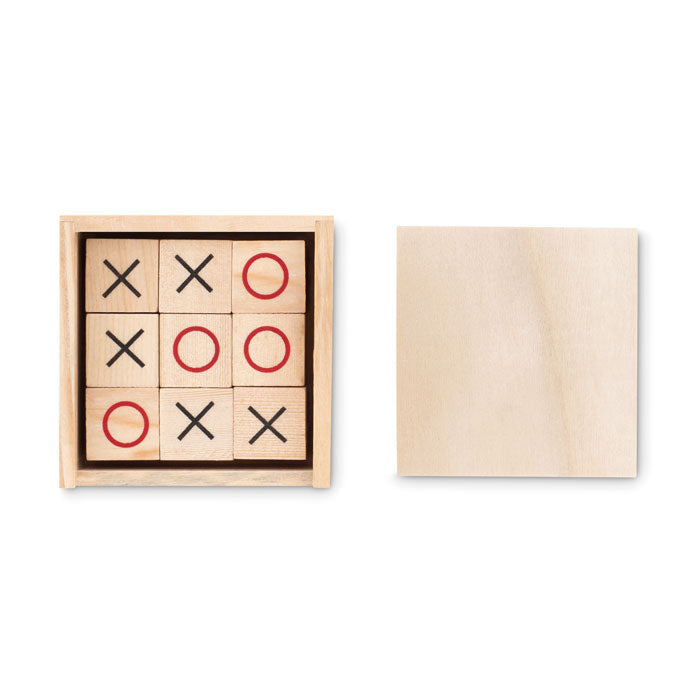 TIC TAC TOE — Bois — dos