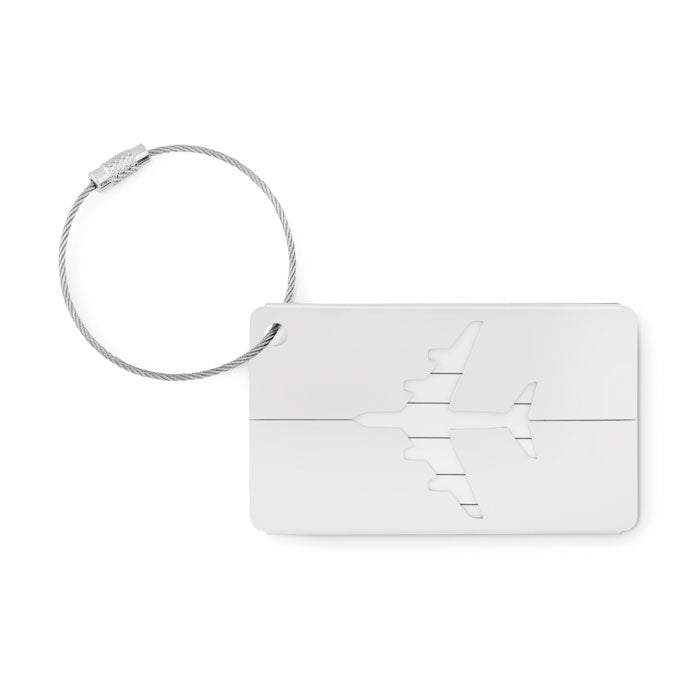 FLY TAG — Argent Mat — dos
