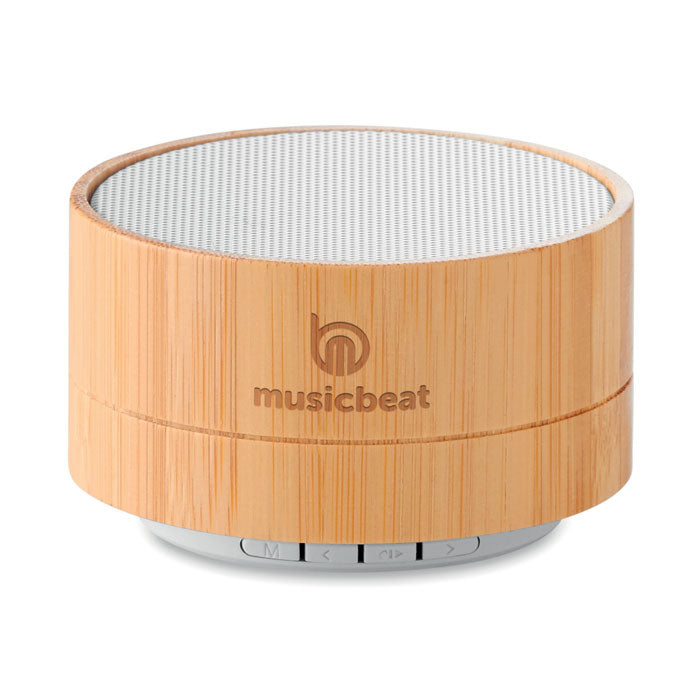 SOUND BAMBOO — Blanc — exemple de marquage