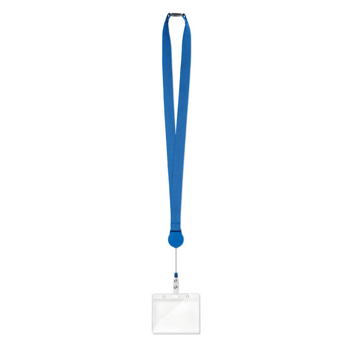 ZIP LANYARD — Bleu Royal — dos
