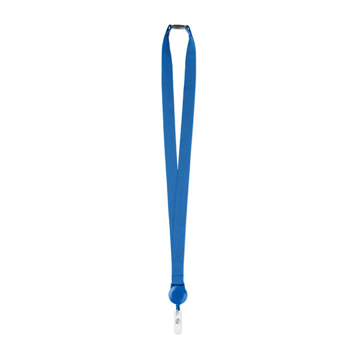 ZIP LANYARD — Bleu Royal — dessus