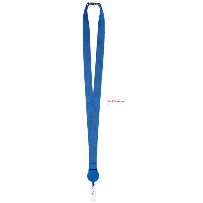 ZIP LANYARD — Bleu Royal