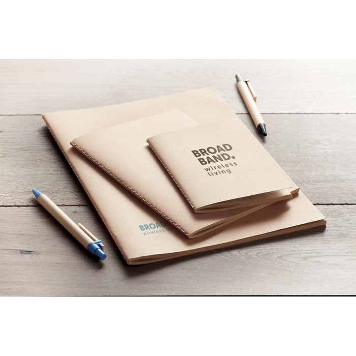 MINI PAPER BOOK — Beige — exemple de marquage