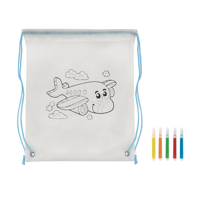 CARRYDRAW — Bleu Bébé — dos