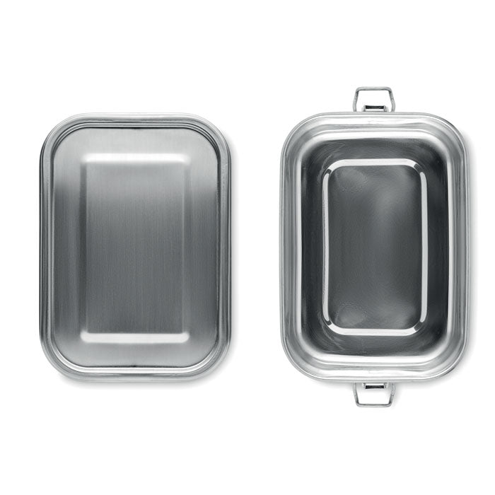 CHAN LUNCHBOX — Argent Mat — ouvert