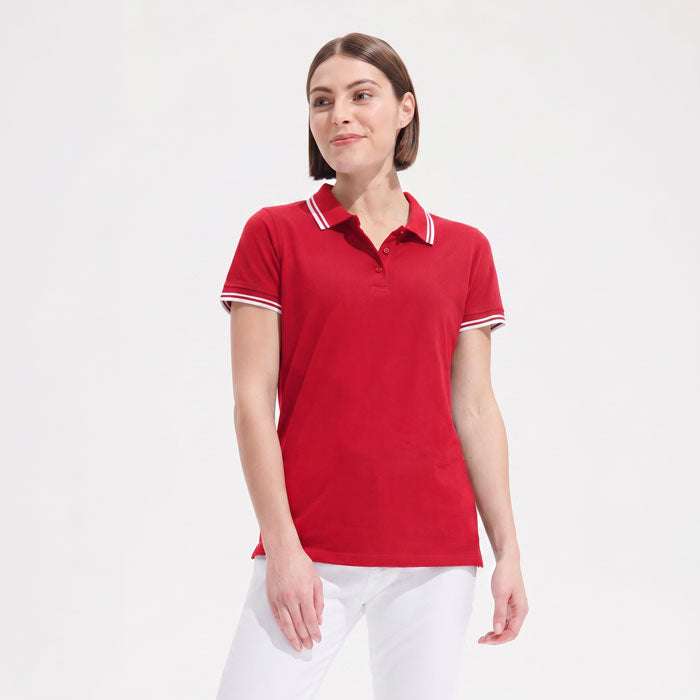PASADENA WOMEN — Rouge/Blanc — item detail picture