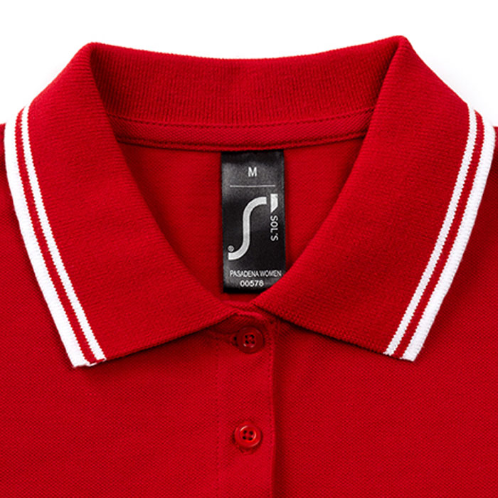PASADENA WOMEN — Rouge/Blanc — détail 1
