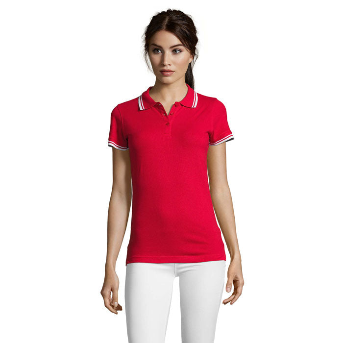 PASADENA WOMEN — Rouge/Blanc