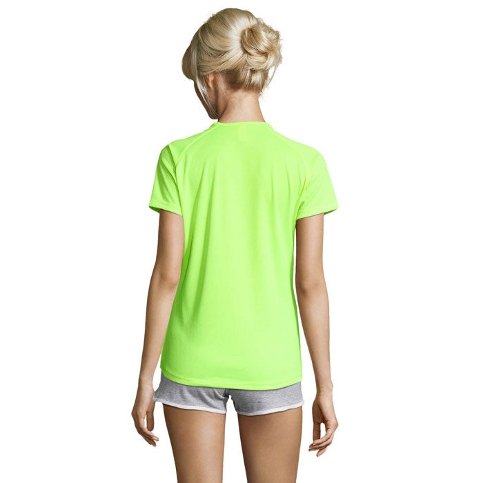 SPORTY WOMEN — Jaune Fluo — dos