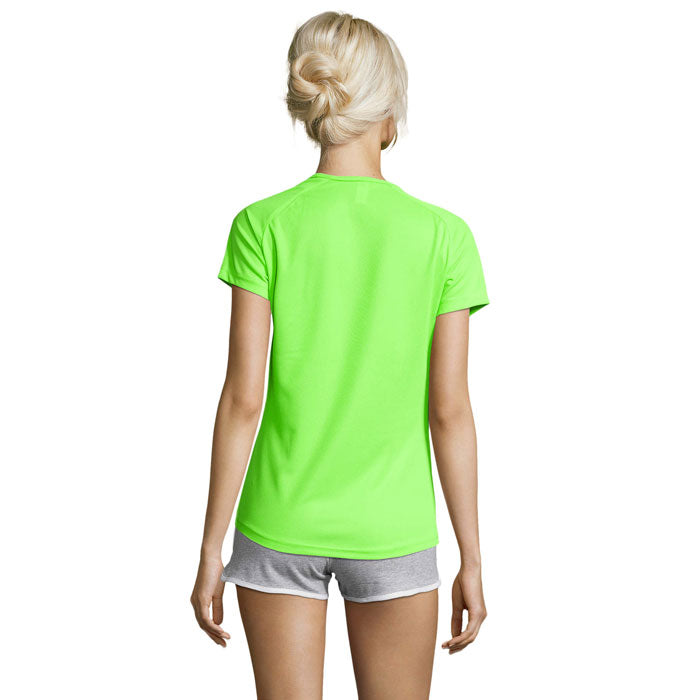 SPORTY WOMEN — Vert Fluo — dos