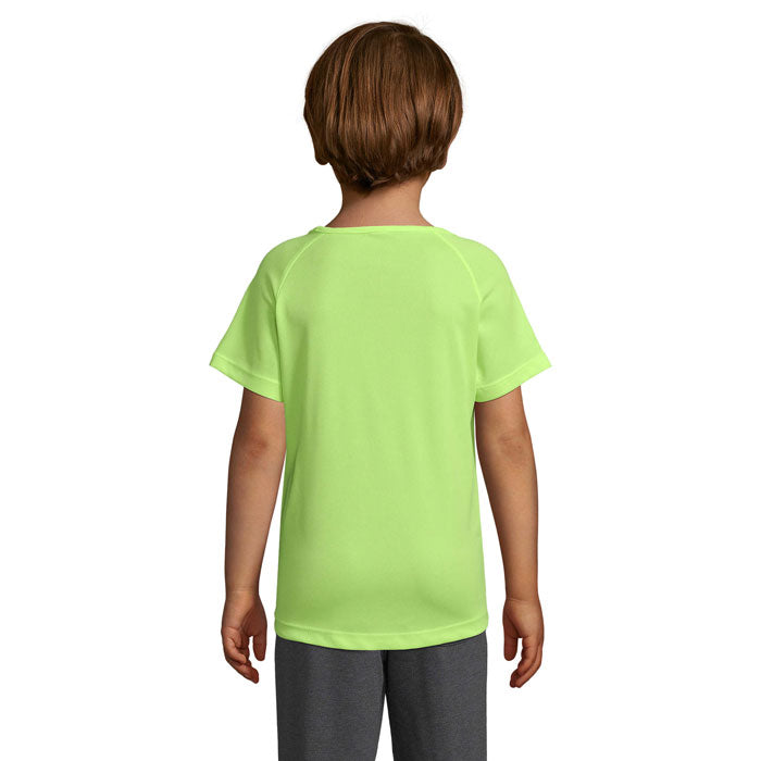 SPORTY KIDS — Jaune Fluo — dos