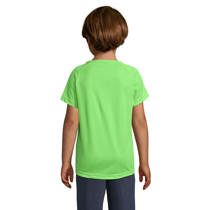 SPORTY KIDS — Vert Fluo — dos