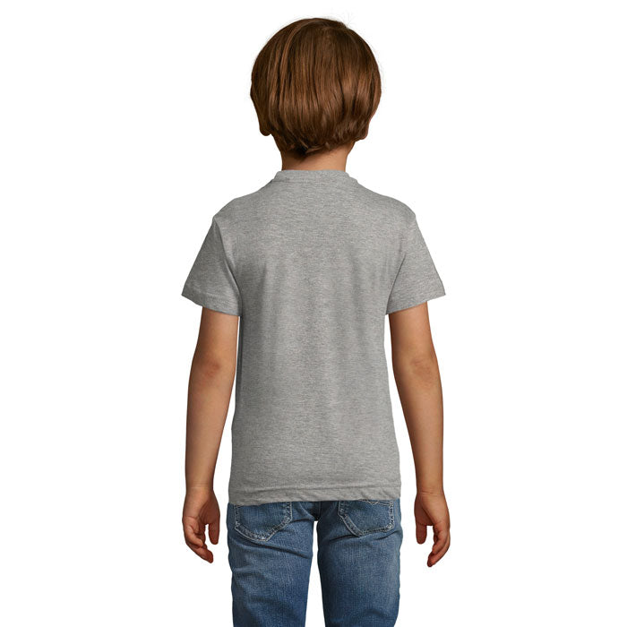 REGENT FIT KIDS — Gris Chiné — dos