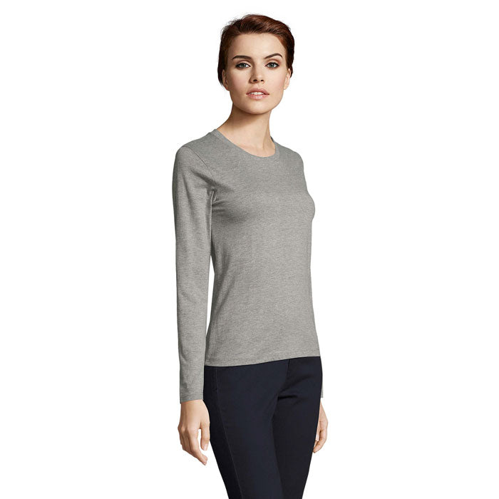 IMPERIAL LSL WOMEN — Gris Chiné — profil