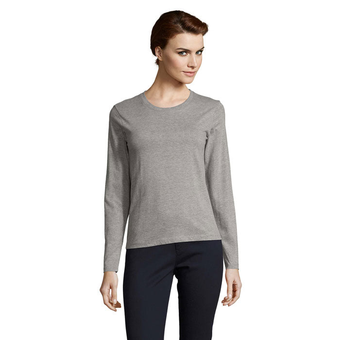 IMPERIAL LSL WOMEN — Gris Chiné