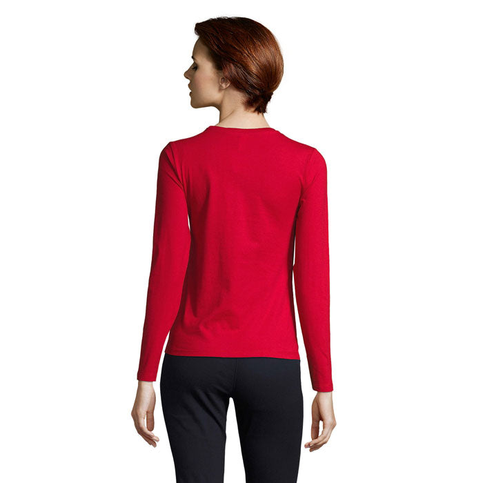 IMPERIAL LSL WOMEN — Rouge — dos
