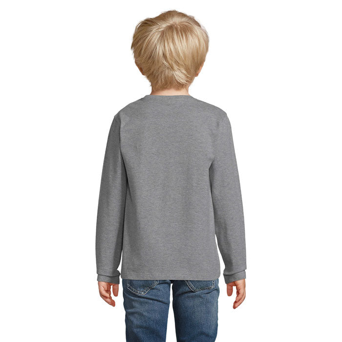 IMPERIAL LSL KIDS — Gris Chiné — dos