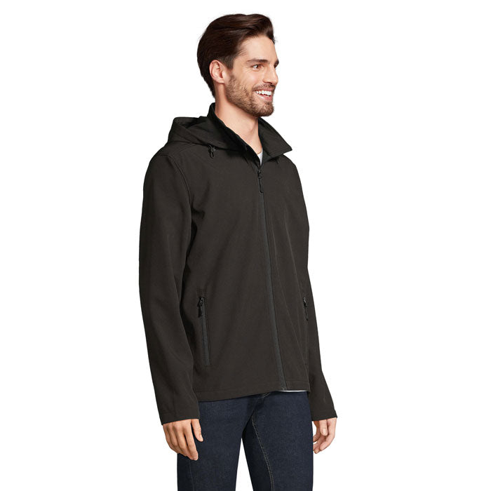 RACE HOODED MEN — Noir — profil