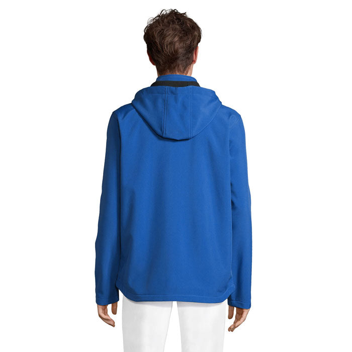 RACE HOODED MEN — Royal — dos