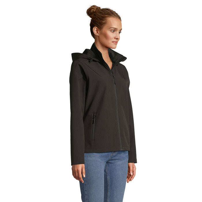 RACE HOODED WOMEN — Noir — profil