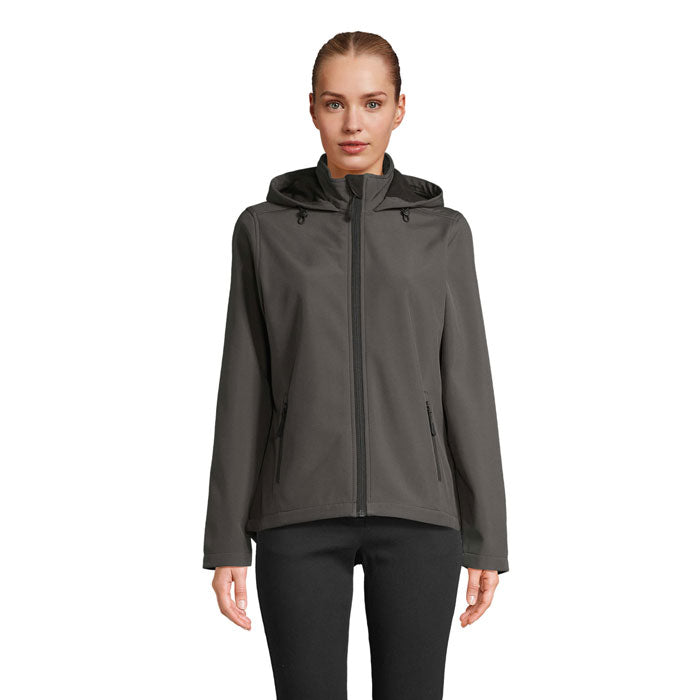 RACE HOODED WOMEN — Anthracite