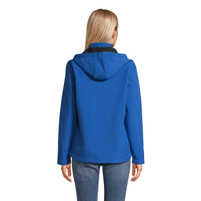 RACE HOODED WOMEN — Royal — dos